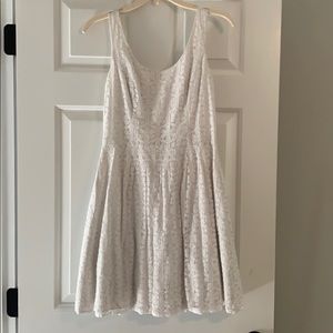 Lilly Pulitzer fit and flare off white dress